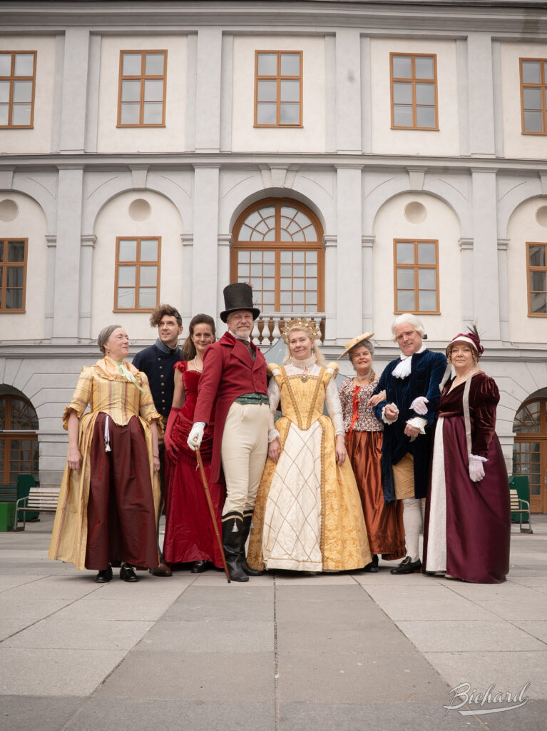 Historiedansarna på Stadsmuseet. Foto: J P Bichard. 